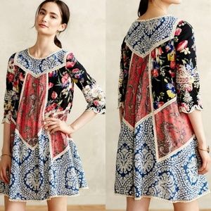 Anthropologie Inez Swing dress Vanessa Virginia Anthropologie 0